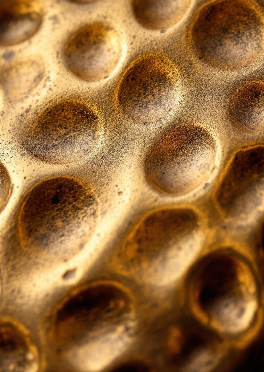 Hammered Bronze phone case texture